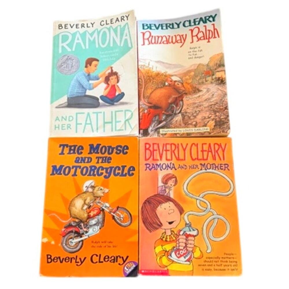 Beverly Cleary Book Lot 2 Runaway Ralph Ramona and Her Father
